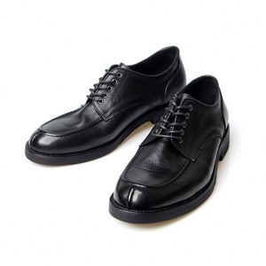 Mocassins Oxford carrés pour hommes de haute qualité en cuir véritable, à lacets, antidérapants, respirants et légers - Product Image 4
