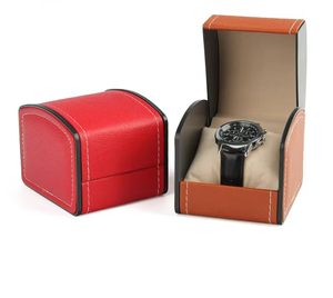 Cajas de Regalo para Relojes de Plástico Ecológicas al por Mayor con Cierre de Hebilla y Forro de Algodón para Relojes Mecánicos - Product Image 6