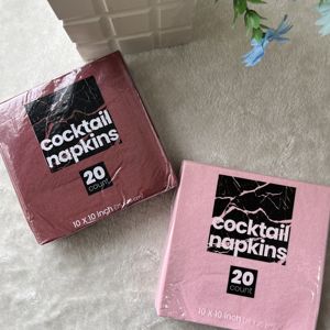 Tovaglioli colorati per la cena in <span class=keywords><strong>carta</strong></span> airlay, 1/4 piegati 10 "x 10" asciugamani usa e getta per gli ospiti - Product Image 3