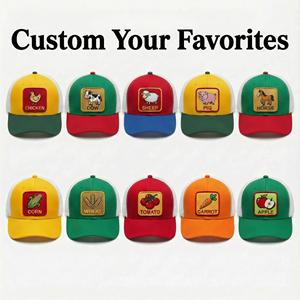 Gorra Trucker de Malla de 5 Paneles Personalizada de Alta Calidad con Tela Espigada, Gorra Deportiva con Logotipo de Animales Bordado, Estilo Y2K para Fiestas y Actividades al Aire Libre - Product Image 4
