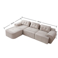 Canapé compressé en boîte OEM, canapé compact en mousse compressée 3 places, montage facile, gain de place, ODM, vente en gros pour appartements