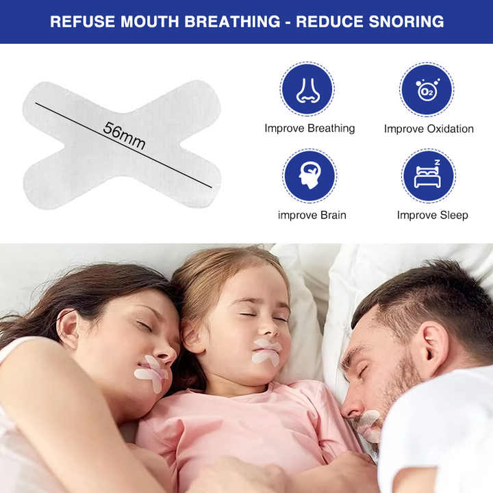 60 Count Mouth Tape For Sleeping, Anti Snoring Sleep Tape