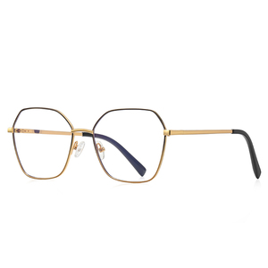 VisualMate <span class=keywords><strong>Lunettes</strong></span> optiques carrées <span class=keywords><strong>à</strong></span> <span class=keywords><strong>la</strong></span> mode en métal <span class=keywords><strong>de</strong></span> qualité supérieure irrégulières <span class=keywords><strong>de</strong></span> haute qualité Monture <span class=keywords><strong>de</strong></span> <span class=keywords><strong>lunettes</strong></span> élégante <span class=keywords><strong>à</strong></span> <span class=keywords><strong>prix</strong></span> compétitif - Product Image 2