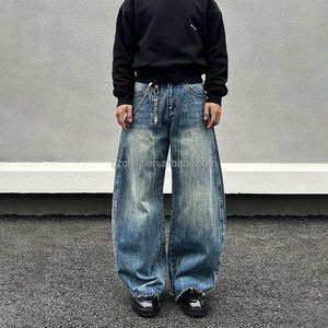 Jeans design pour hommes de haute qualité vintage effet guidon jeans adaptés aux jeans pour hommes de taille plus Vente en gros - Product Image 6