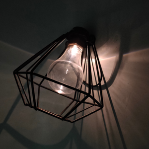 Lampe solaire en plastique Ampoule électrique <span class=keywords><strong>J</strong></span>'aime les feux de fer, la pelouse extérieure. - Product Image 4