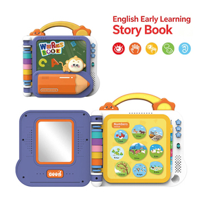 <span class=keywords><strong>Livre</strong></span> sonore éducatif précoce portable, <span class=keywords><strong>livre</strong></span> d'histoires interactif tactile avec lumière et mélodie pour bébé, jouet cadeau - Product Image 2