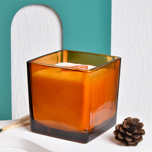 Handmade Eco-Friendly Glass Jar Scented Candle Classical Natural Soy Wax Long-Lasting <b>Fragrance</b> for Home <b>Spa</b> Aromatherapy Gift - Product Image 2