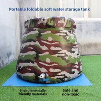 Bidons d'eau pliables portables en PVC épais, durables, écologiques, capacité de 30 L, réservoir de stockage d'eau pour l'extérieur