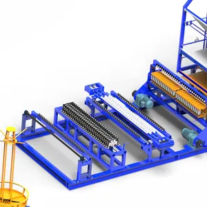 Высокое качество Строительная арматурная проволочная сетка делая машину с управлением ПЛК сварочный аппарат