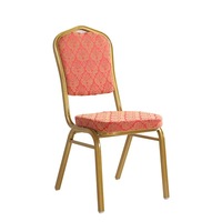 Chaises empilables en métal et tissu pour événements, mariages, conférences, hôtels, salles de réception, banquets, en aluminium, pour événements et fêtes