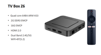 Caja Android TV Box Z6 Original de Fábrica al por Mayor con Netflix Versión TV, SO Android 10, Allwinner Quad Core 2GB 16GB, Caja IPTV Z6