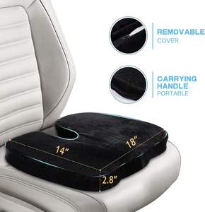 Coussin lombaire et coussin de siège pour chaise de bureau en mousse à mémoire de forme pour un confort prolongé lors de la tenue assise - Product Image 2