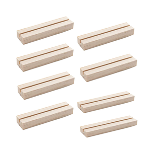 Porte-cartes en bois de pin, porte-cartes de visite en bois pour mariage, fêtes et événements - Product Image 2