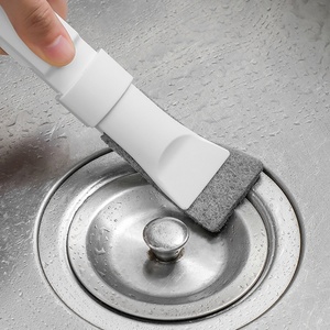 Free Samples Multi-Surface <b>Scrub</b> <b>Brush</b> with Scouring Pad - Cleans Stubborn Stains in Gaps, Crevices, Appliances - Product Image 2