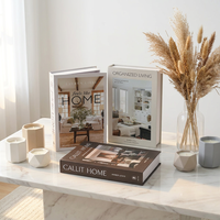 Nouvelle boîte de rangement en forme de livre avec couvercle magnétique, double usage, décoration et rangement, décoration de bureau, livre pour salle d'exposition