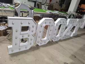 Lettres lumineuses LED personnalisées de 4 pieds, lettres lumineuses, enseignes lumineuses, lettres de fête, lettres de mariage, enseigne lumineuse Mr & Mrs - Product Image 5