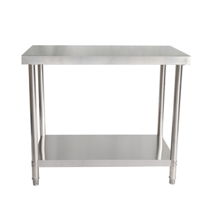 Heavy-Duty Stainless Steel Work Table for Commercial Kitchen for Prep Work in Restaurants Homes <b>Hotels</b> - Product Image 2