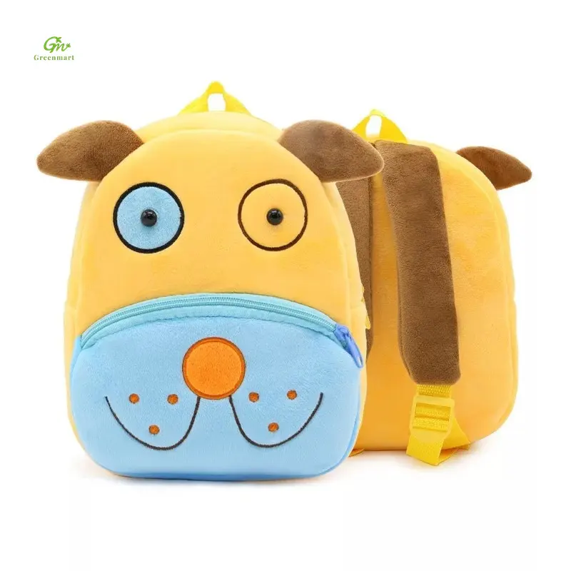 Greenmart Zoo Mochila Infantil Brinquedo Personalizado Mochila De Pelúcia Animal Educação Infantil Carga Redução Saco de Recheado Animal