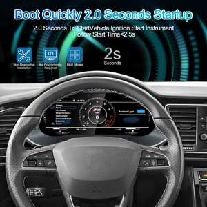 12.3 Inch <b>Car</b> LCD Dashboard Digital Cluster Auto <b>Speedometer</b> Virtual Cockpit Carplay Monitor New Upgrade <b>for</b> Seat Leon 2013 2018 - Product Image 6