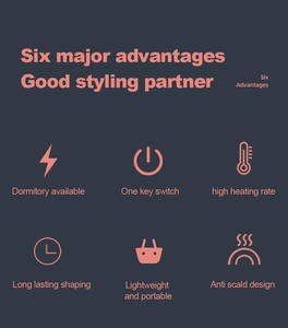 Peine para Cabello 2 en 1 con Calentamiento Rápido e Iones Negativos, Plancha de Pelo Profesional, Plancha y Rizador de Pelo - Product Image 6