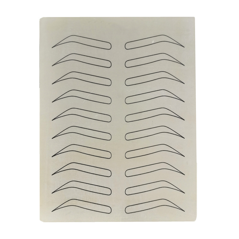 2021 фирменная марка PMU Microblading латексная 3D подкладка для макияжа бровей лист для тренировки татуировки кожи для тренировок