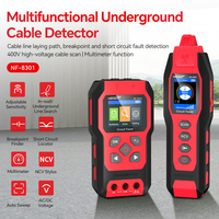 NOYAFA NF-8301 Détecteur de circuits souterrains et muraux professionnel avec multimètre numérique, localisateur de câbles et détecteur de défauts