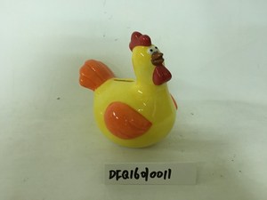 Hucha de cerámica con forma de gallo, caja de ahorro, pintado a mano - Product Image 5