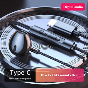 Haute fidélité pour écouteurs filaires de type C, prise en charge de la transmission audio numérique, offrant un design élégant et tendance, best-seller - Product Image 2