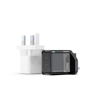 Adaptador de Viaje Plegable de 35W GaN con Doble USB C <span class=keywords><strong>PD3</strong></span>.<span class=keywords><strong>0</strong></span> PPS, Carga Rápida de Pared para Teléfonos, Tabletas y Dispositivos - Product Image 2