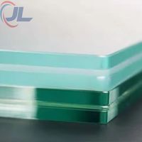 Verre feuilleté trempé transparent de 13,52 mm de haute qualité, directement de l'usine