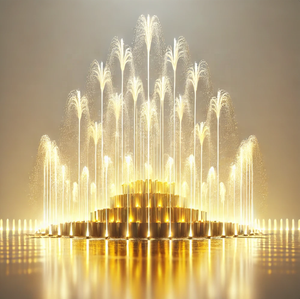 <span class=keywords><strong>Fontana</strong></span> d'Acqua Danzante Musicale Moderna in Acciaio Inox per Interni ed Esterni, Hotel, Villa, Parco a Tema, Piazza, Decorativa - Product Image 2