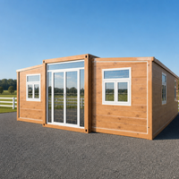 Maisons conteneurs modernes à vendre aux États-Unis, maison conteneur pliable extensible, pod de vie préfabriqué modulaire, construction modulaire