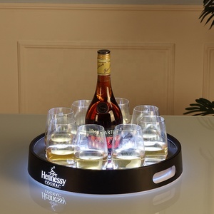 Nouveaux produits fiole de température thermos barre étagère éclairée liqueur Bo rack vin acrylique créatif personnalisé Glorifer Led bouteille affichage - Product Image 5