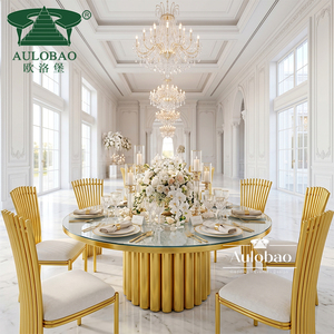 Silla de Comedor para Exteriores con Respaldo Alto, Estructura de Acero Inoxidable, Blanca y Dorada - Product Image 4