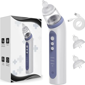 Souffleur d'air électrique pour soulager la pression des oreilles, rechargeable, type C, blanc, usage général - Product Image 1