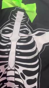Disfraz <span class=keywords><strong>de</strong></span> calavera <span class=keywords><strong>de</strong></span> <span class=keywords><strong>terror</strong></span> para niños, ropa <span class=keywords><strong>de</strong></span> esqueleto que brilla en <span class=keywords><strong>la</strong></span> <span class=keywords><strong>oscuridad</strong></span> para baile, Carnaval, fiesta <span class=keywords><strong>de</strong></span> Cosplay, <span class=keywords><strong>película</strong></span> <span class=keywords><strong>de</strong></span> TV - Product Image 5
