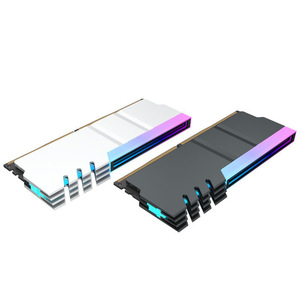 Flower Mirror Memory Module Heatsink With Argb <b>Lighting</b> Synchronization And Abyss Effects Aluminum <b>Socket</b> Mount - Product Image 3