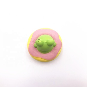<span class=keywords><strong>Balle</strong></span> <span class=keywords><strong>anti</strong></span>-<span class=keywords><strong>stress</strong></span> douce en PU pour enfant, jouet mignon <span class=keywords><strong>grenouille</strong></span> beignet - Product Image 6