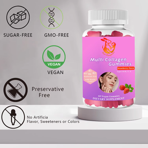 Gummies multi-collagène à marque privée OEM pour une peau saine, favorisent la croissance des cheveux et des ongles, gummies au collagène - Product Image 5