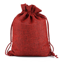 Sac à cordon en jute personnalisé, écologique, durable et recyclable