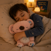 Peluche Koala Super Douce Respirante 25cm en Coton PP avec Doublure en Maille Anti-Stress, Produit Dropshipping 2026