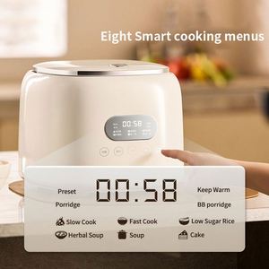 Nouvelle Conception 2025 Mini Cuiseur à Riz Électrique Multifonction Petit 2.5L 2Kg Automatique Faible Teneur en Sucre avec Cuve Intérieure en Acier Inoxydable - Product Image 2