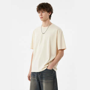 T-shirt de haute qualité en gros, 230 g/m², poids lourd, 100 % coton pur, pour hommes et femmes - Product Image 6