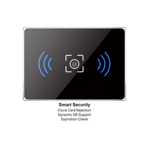 Lector de Tarjetas PORTEVIX con Control de Acceso, Sistema Linux, Resistente a la Intemperie, Lector NFC RFID de 13.56MHz, RS485, Wiegand, Código QR, ABS+Vidrio Templado - Product Image 4