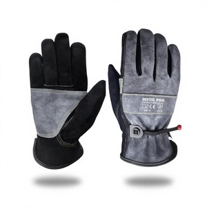 Custom Soft Goatskin <b>Leather</b> <b>Mens</b> Driver <b>Gloves</b> Anti Slip Breathable Anti-Cut Anti-Freeze Custom Logo Yellow Work <b>Gloves</b> <b>for</b> - Product Image 1