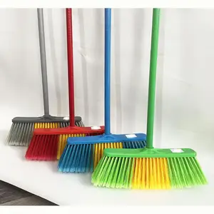 Eco-Friendly Household Cleaning Tools & Accessories Floor Sweeping Brush e Plastic Broom para a limpeza eficaz do chão