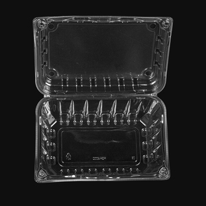 Trái cây vỏ sò có thể tái chế Pet nhựa container bao bì lưu trữ trái cây dùng một lần Hộp nhựa PET vỏ sò nhựa container - Product Image 6