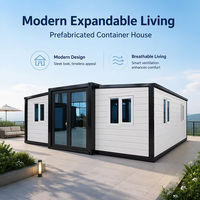 Maison conteneur préfabriquée extensible moderne 2 3 4 5 chambres, villa mobile pliable, maison préfabriquée conteneur extensible portable