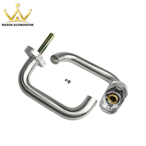 Chất Lượng Cao 304 Ống Thép Không Gỉ Loại Đòn Bẩy Nội Bộ Cửa Thẳng Đòn Bẩy Xử Lý Cho Văn Phòng Xây Dựng - Product Image 6