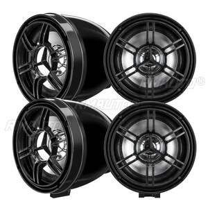 Haut-parleurs Bluetooth étanches pour moto, amplificateur 4 canaux, carte SD, clé USB, lecteur MP3 FM, système audio stéréo AMP - Product Image 2